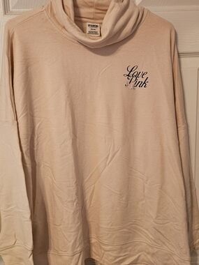 Victoria's Secret PINK Pullover Hoodie - Soft Peach